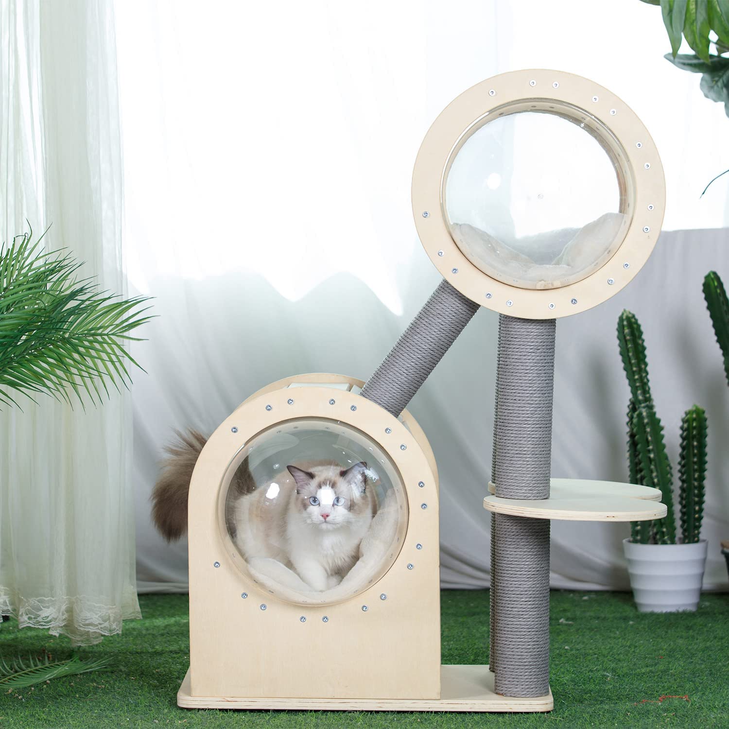 Pawlabay Multi Level Cat Tree Tower with Cat Scratching Posts and